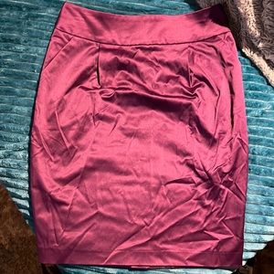 Purple below the knee skirt size medium